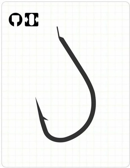 Fudo 2601 UMI TANAGO NO:11 BLACK NIKEL 18li Olta İğnesi ürün görseli