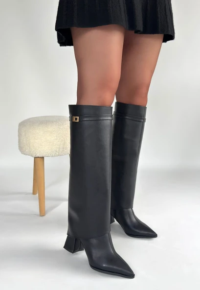 Jike Siyah Cilt Tak Çıkar Çizme - Resim 3