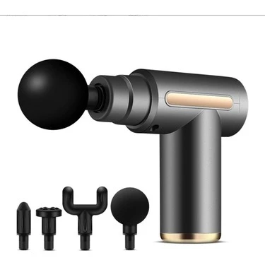 4 Başlıklı 6 Kademeli Titreşimli Şarjlı Mini Masaj Aleti - 5