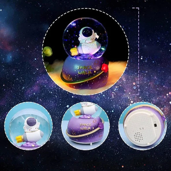 Büyük Boy Astronot Kar Küresi - 2