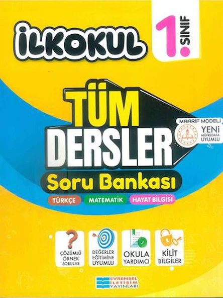 1. Sınıf Tüm Dersler Soru Bankası Evrensel İletişim Yayınları ürün görseli