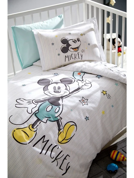 Özdilek Mickey Mouse Good Night Disney Lisanslı Bebek Nevresim Takımı 0247