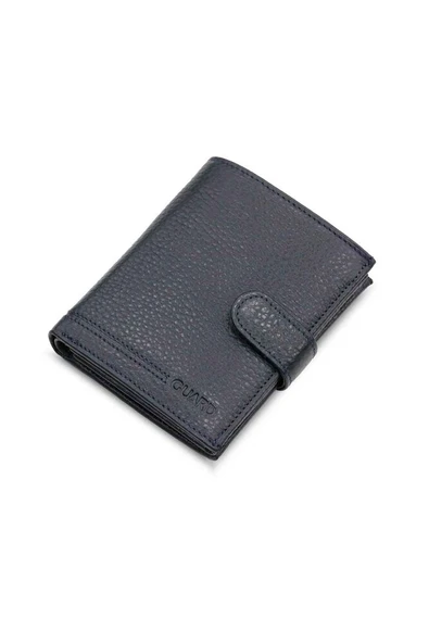 Guard Lacivert Patlı Bozuk Para Cepli Çok Bölmeli Dikey Model Hakiki Deri Erkek Cüzdanı  - GRD251025WT1625 ürün görseli