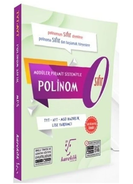 Karekök Yayınları TYT AYT Polinom Sıfır 0 Konu Anlatımı ürün görseli