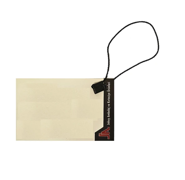 Kilitli Ip- Etiket Bağlama Ipi Renk: Siyah Uzunluk: 18cm (500 Adet) ürün görseli 1