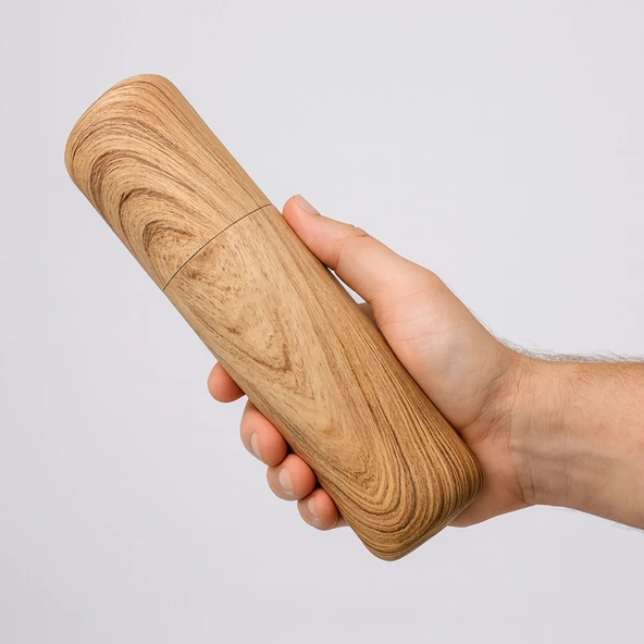 Bohem Westa Meşe Renk Sert Plastik Ayak 15 cm Mobilya Tekli Kanepe Koltuk Baza Yükseltme Ayağı - Resim 3