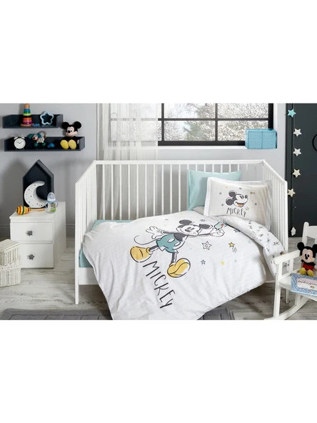 Özdilek Mickey Mouse Good Night Disney Lisanslı Bebek Nevresim Takımı 0247 - 4