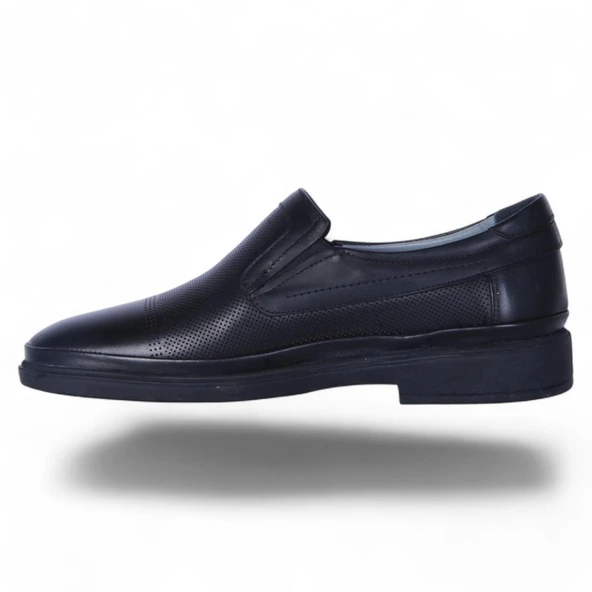 Baloğlu 72 Lz Siyah Kauçuk %100 Deri Erkek Klasik Ayakkabı - 3