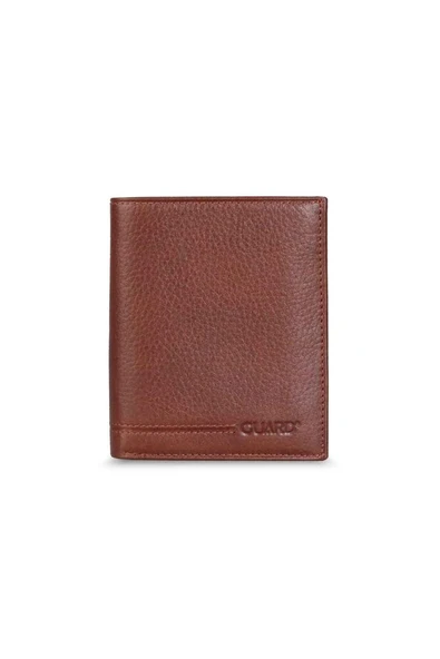 Guard Goldies Taba Ortası Fermuarlı Çok Bölmeli Hakiki Deri Erkek Cüzdanı - GRD251025WT184 ürün görseli