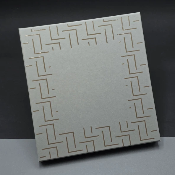 Kutulu Gri Defter Ve Metal Kalem Seti - Resim 2