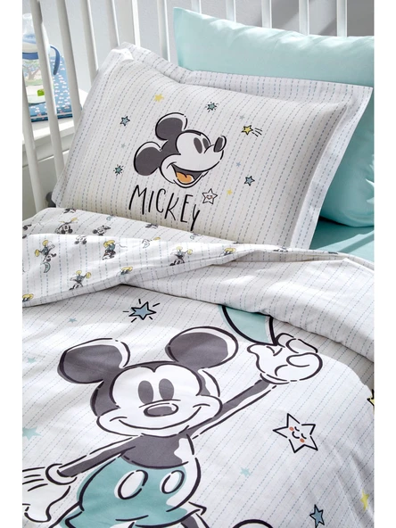 Özdilek Mickey Mouse Good Night Disney Lisanslı Bebek Nevresim Takımı 0247 - 2