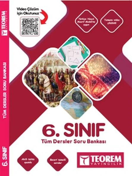 6. Sınıf Tüm Dersler Soru Bankası / Kollektif / Teorem Yayıncılık / 9786054338962 ürün görseli