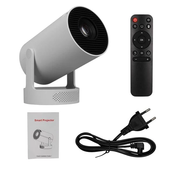 Hello HY300PRO Android 11 Akıllı LED Ayarlanabilir Projeksiyon FHD Kablosuz Görüntü Aktarım Destekli Ev Sinema Sistemi - Resim 4