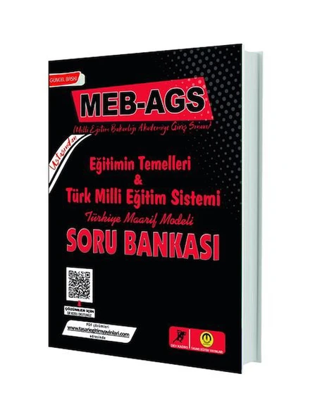 2025 MEB AGS Eğitimin Temelleri ve Türk Milli Eğitim Sistemi Soru Bankası Tasarı Yayınları ürün görseli