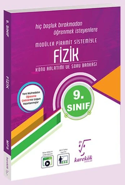 9. Sınıf Fizik MPS (Modüler Piramit Sistemi) / Kolektif / Karekök Yayıncılık / 9786256180208 ürün görseli