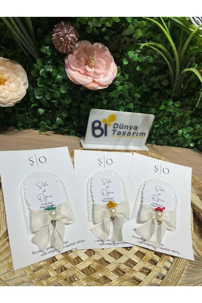 YD STORE UV Baskı Pleksi Magnet Söz, Nişan, Nikah, Düğün, Kına, Doğum Günü 10 Adet - 2
