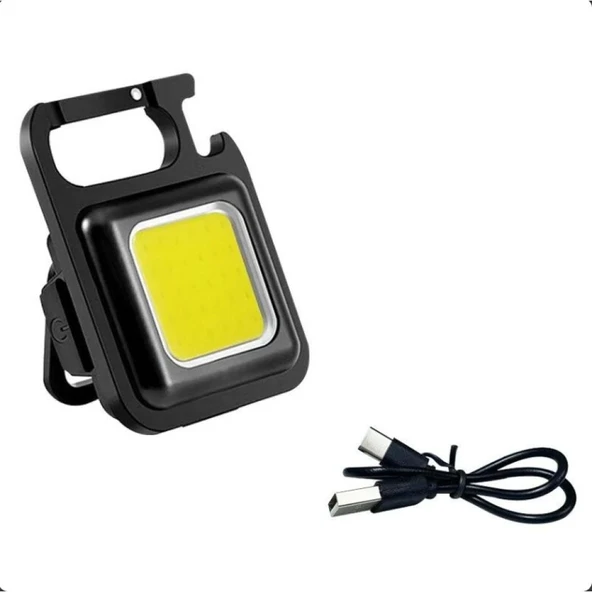 LED Işıklı Flash Özellikli 4 Modlu  Anahtarlık El Feneri ürün görseli