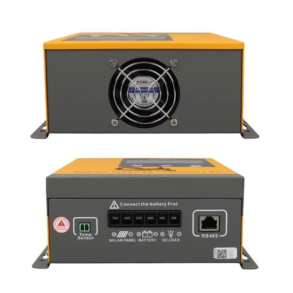 Sunsolar MPK40 MPPT Solar Şarj Kontrol Cihazı 40A (12V/24V/36V/48V Otomatik) 250V Maksimum PV LCD Ekranlı RS485 Portlu - Resim 3