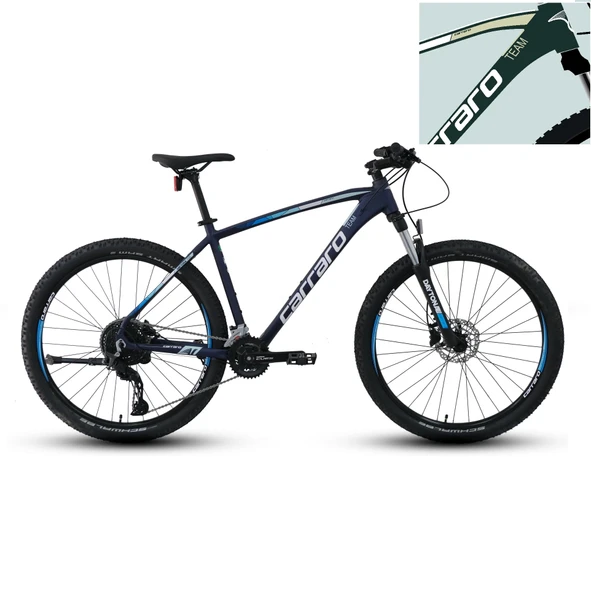 Carraro Daytona 720 HD Fren Cues 20 Vites 27,5 Jant Dağ Bisikleti Mat Nefti Yeşil 44 Kadro - Resim 2