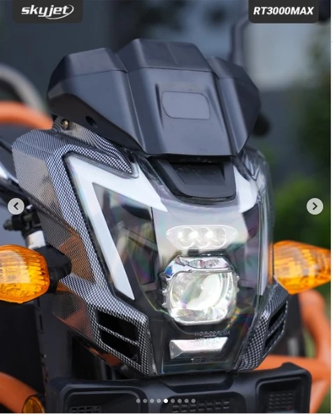 Skyjet Rt3000 Max Elektrikli Moped Gri - 4