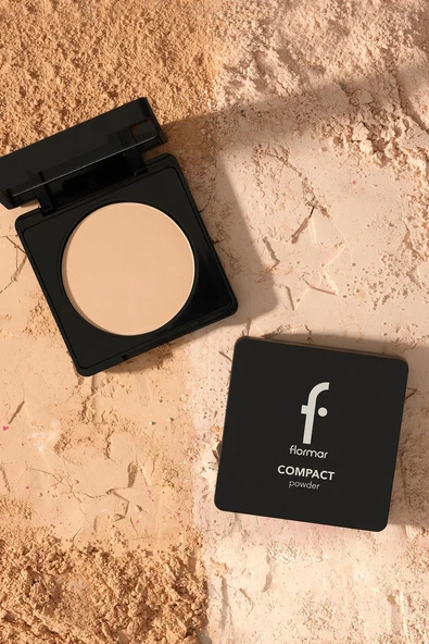Flormar Yüksek Pigmentli & Yarı Mat Bitişli İnce Yapılı Kompakt Pudra 092 MEDIUM SOFT PEACH - Resim 5