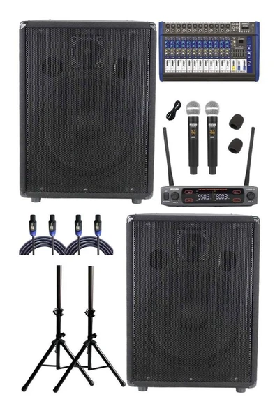 Lastvoice İdeal Plus Paket-2 Okul Tören ve Canlı Müzik Ses Sistemi Seti