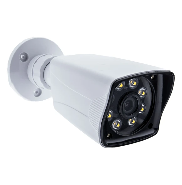 Kadraj 5MP Sony SecuLensli 1080p Full HD AHD Güvenlik Kamerası - Gece Görüşlü, 8 Ultra Warm Led, Colorvu Teknolojisi, Plastik Kasa - Resim 3