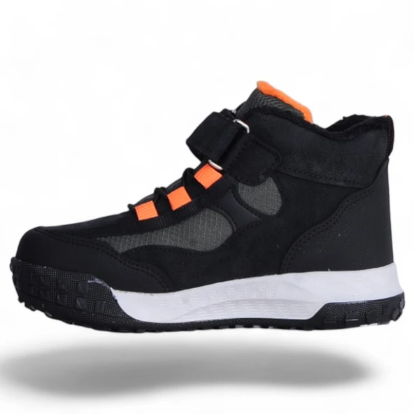 Visco 064 Siyah-Kahverengi Erkek Çocuk Kışlık Bot Ayakkabı - Resim 6