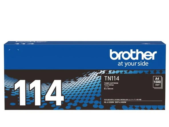 Brother TN-114 1.500 Sayfa Black Siyah Toner HL-L1232W DCP-L1632W ürün görseli 1