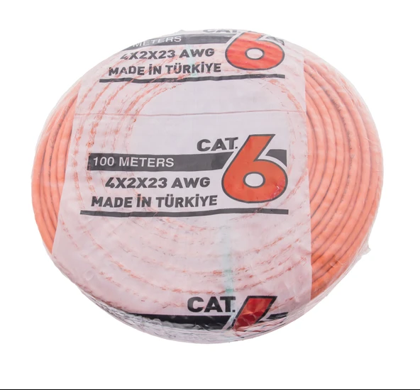 4X2X23 CAT6 Ethernet Kablosu - 100 Metre | Yüksek Hızlı Ağ Bağlantısı - 2