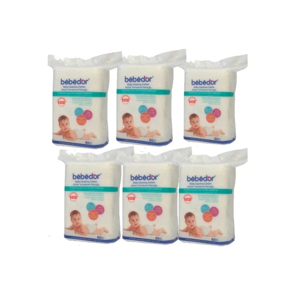 Bebek Temizleme Pamuğu - 6 Paket ürün görseli 1