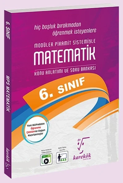 6. Sınıf Matematik MPS Konu Anlatımlı Soru Bankası / Kolektif / Karekök Yayıncılık / 9786256180529 ürün görseli