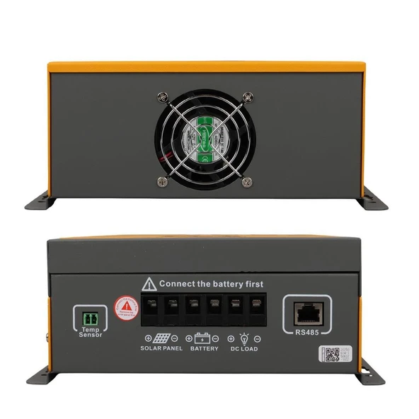 Sunsolar MPK50 MPPT Solar Şarj Kontrol Cihazı 50A 12V 24V 36V 48V Otomatik 250V Maksimum PV LCD Ekranlı RS485 Portlu - 3