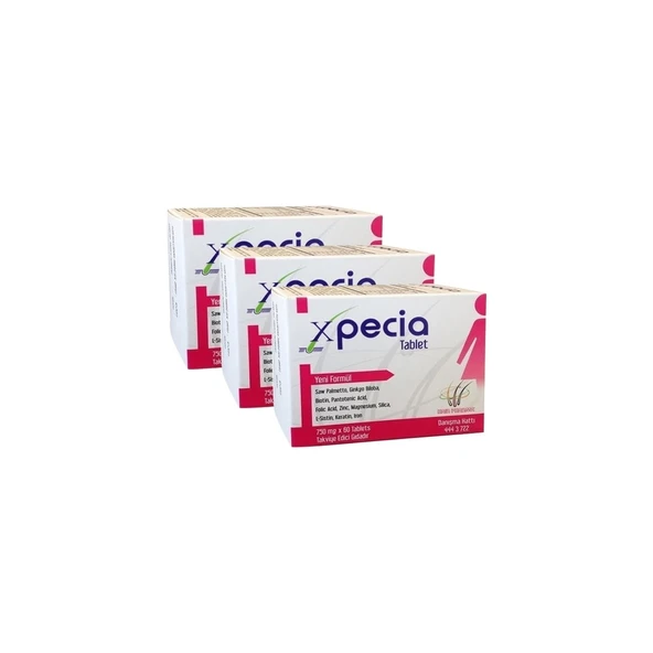 W Xpecia (Kadın) 60 Tablet x 3 Adet ürün görseli 1