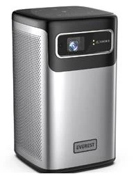 Everest PJ-DLP21 Gri 8000mAh Odaklamalı 960-540 4K 5400 Lümen Android 9.0 Dokunmatik DLP Projeksiyon - Resim 4