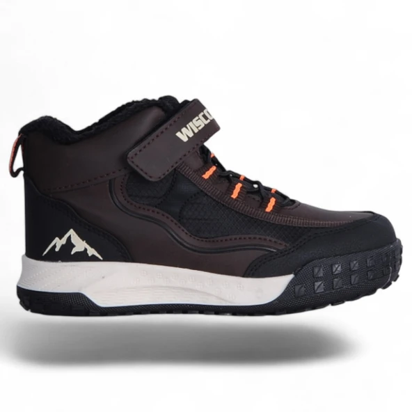 Visco 064 Siyah-Kahverengi Erkek Çocuk Kışlık Bot Ayakkabı - Resim 2