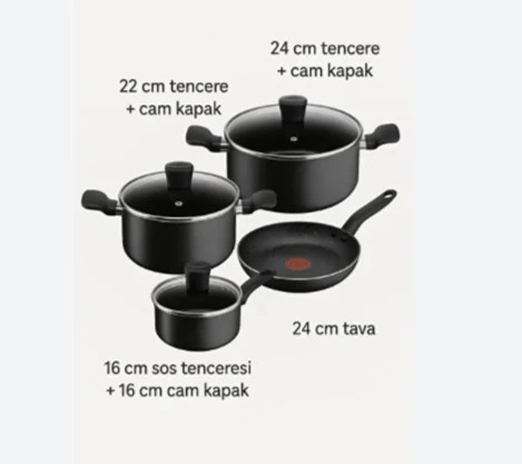 TEFAL DARK STONE - Resim 2