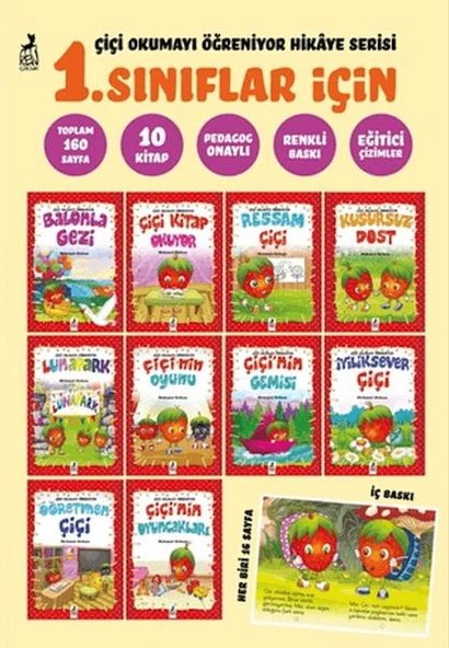 Çiçi Okumayı Öğreniyor Hikaye Serisi (1. Sınıflar için 10 Kitap) ürün görseli