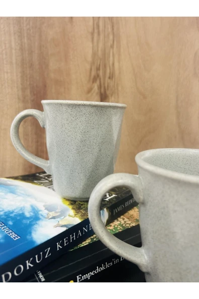 New Pyramid Grey 2li Kupa Seti 300 ml - Resim 2