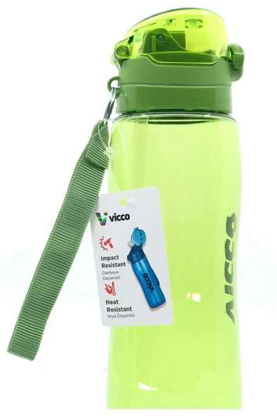Vicco Su Matarası Kilitli Kapak Tritan Matara Suluk 750 ml Yeşil - Resim 4