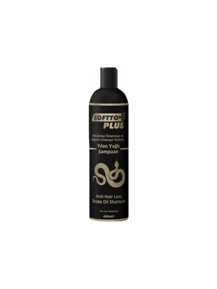 Softto Plus Yılan Yağlı Saç Dökülme Şampuan  400ml - Resim 2