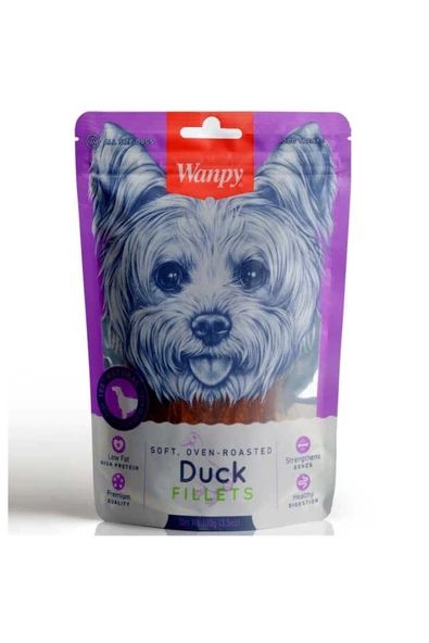 Wanpy Oven Roasted Gerçek Ördek Fileto Köpek Ödülü 100gr ürün görseli
