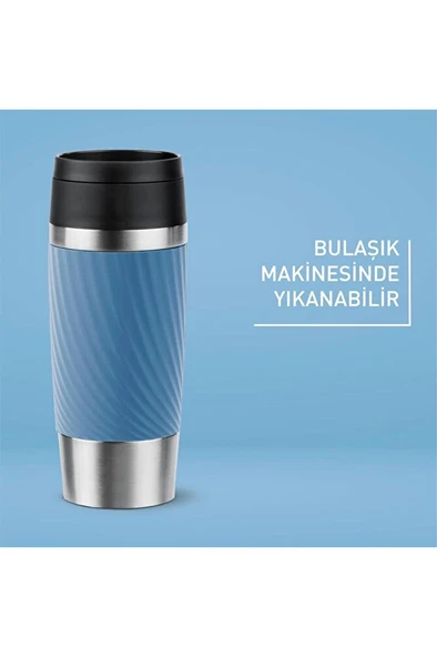 Travel Mug Easy Twist Termos Mavi- 0,36 Litre - 3