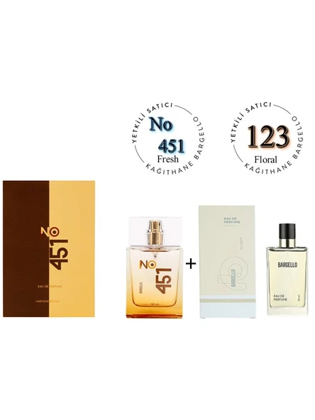No:451 + 123 Unisex / Kadın Parfüm Edp  Fresh / Floral - Mnms451123 ürün görseli