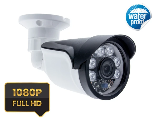Kadraj 5mp Sony SecuLensli 1080p 6 Atom Led Gece Görüşlü Su Geçirmez Plastik Kasa Fullhd Güvenlik Kamerası ürün görseli
