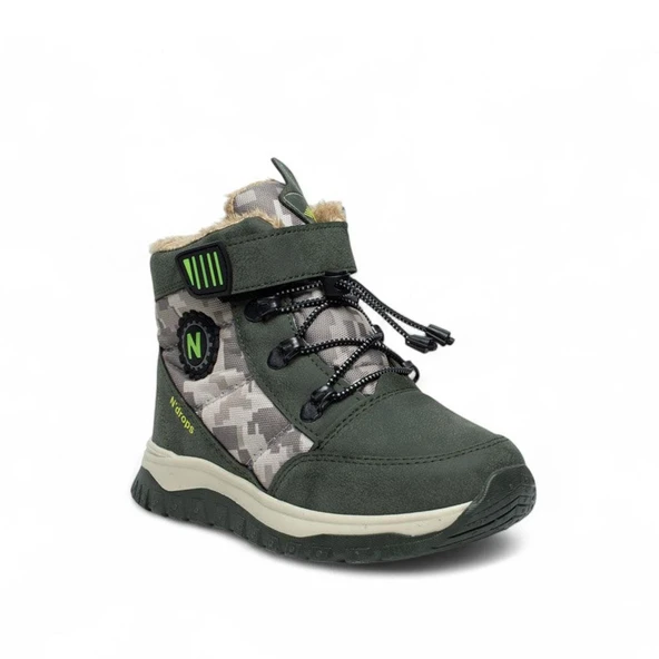 Ndrops M-888 Haki Erkek Çocuk Kışlık Bt Ayakkabı - 3