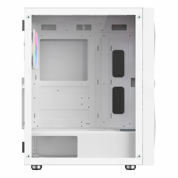 PowerBoost PB-P3509BW USB 3.2 ARGB ATX Mid Tower Beyaz Kasa - Resim 4