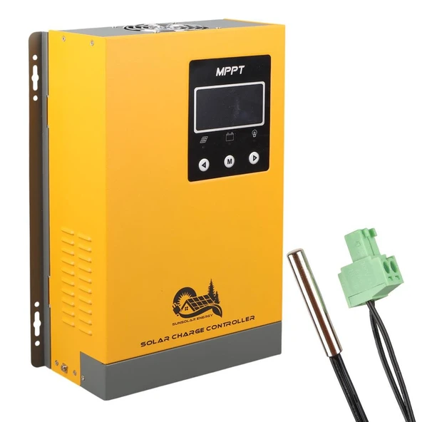 Sunsolar MPK100 MPPT Solar Şarj Kontrol Cihazı 100A 12V 24V 36V 48V Otomatik 250V Maksimum PV LCD Ekranlı RS485 Portlu