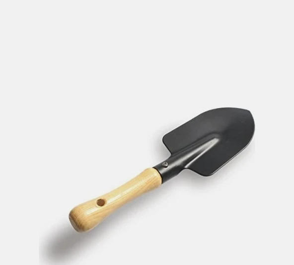 Bahçe Hobi Küreği Geniş Kürek Ahşap Saplı 30 cm - 3