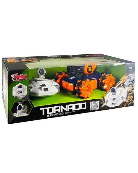 Vardem Uzaktan Kumandalı Full Fonksiyon Şarjlı 2.4GHz Ufo Avcısı Akrobatik Tank Turuncu 666804 ürün görseli